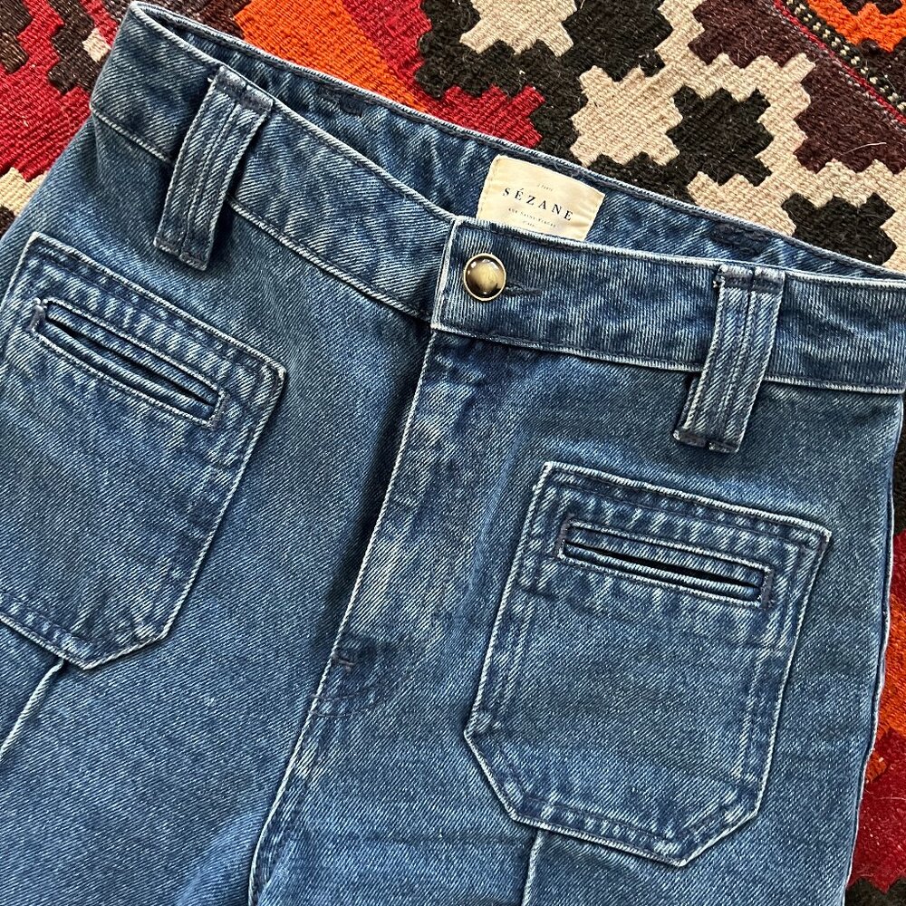 Sézane Augusto Wide Leg Trouser Jeans